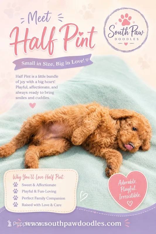 Half Pint – Goldendoodle puppy for sale in Greer, SC