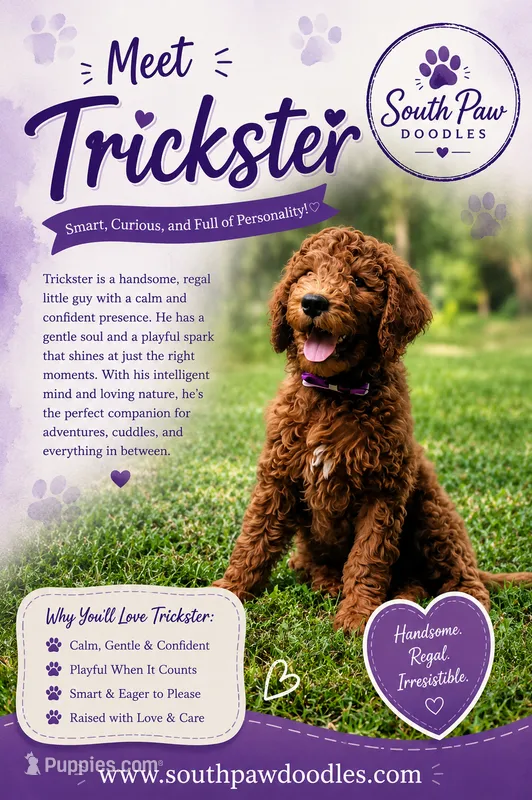 Trickster – Goldendoodle puppy for sale in Greer, SC