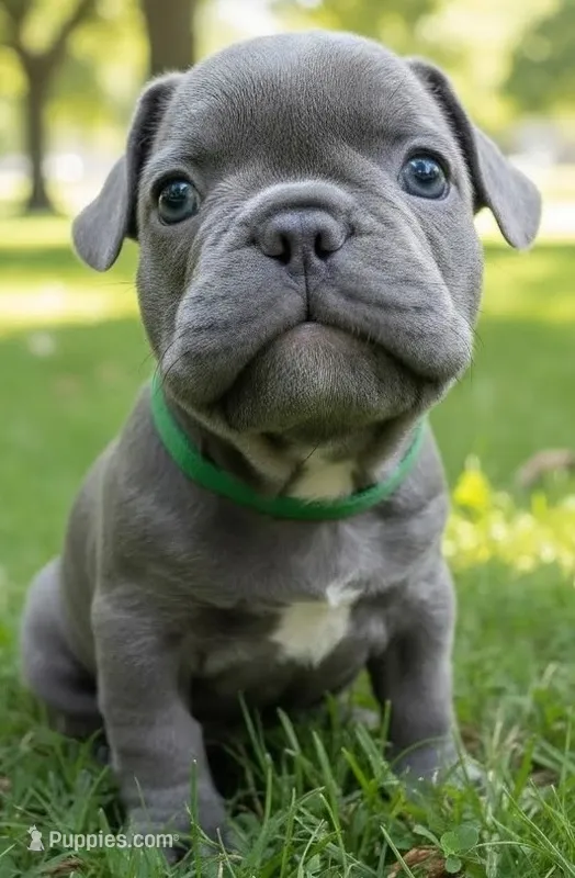 Dark Green Collar – French Bulldog puppy for sale in Poulsbo, WA