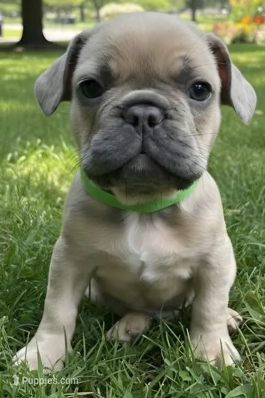 Light Green Collar – French Bulldog puppy for sale in Poulsbo, WA