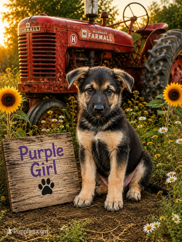Purple Girl – German Shepherd Dog puppy for sale in Canistota, SD