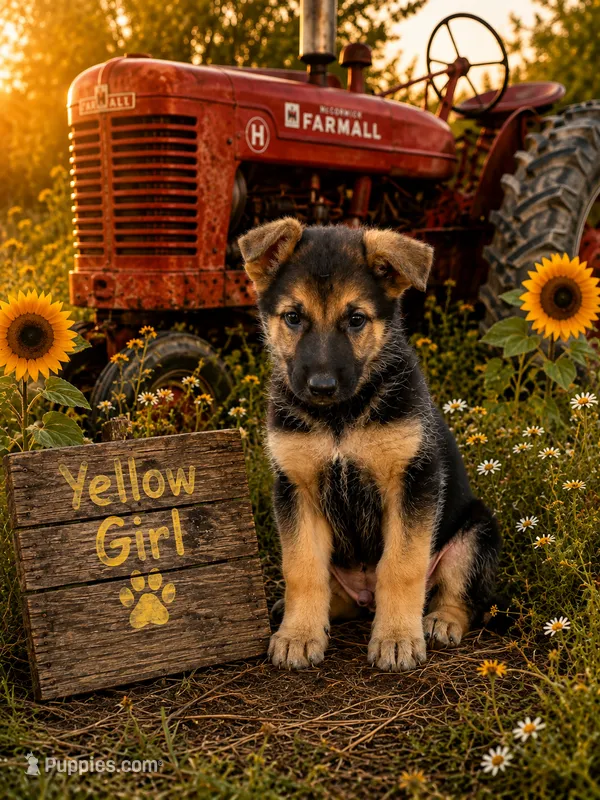 Bright yellow female – German Shepherd Dog puppy for sale in Canistota, SD