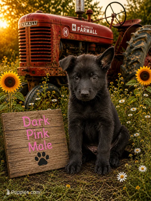 Dark Pink – German Shepherd Dog puppy for sale in Canistota, SD