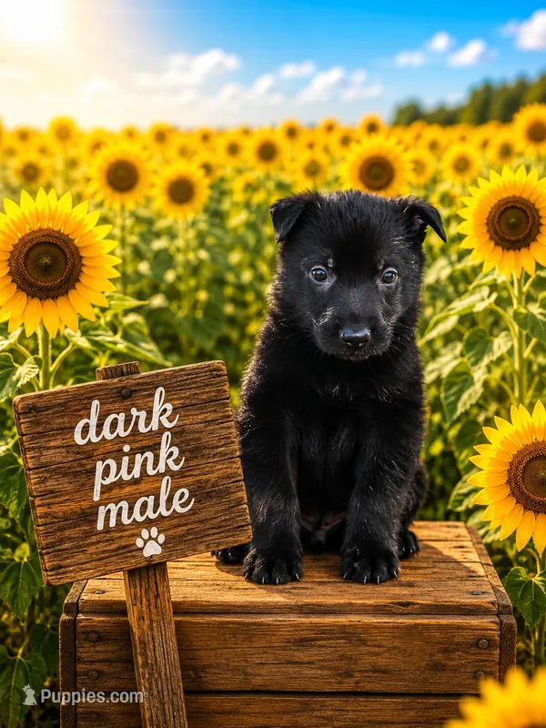 Dark Pink – German Shepherd Dog puppy for sale in Canistota, SD