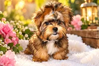 Pooh Bear, a male Yorkshire Terrier for sale in Byhalia, MS – 3 of 3