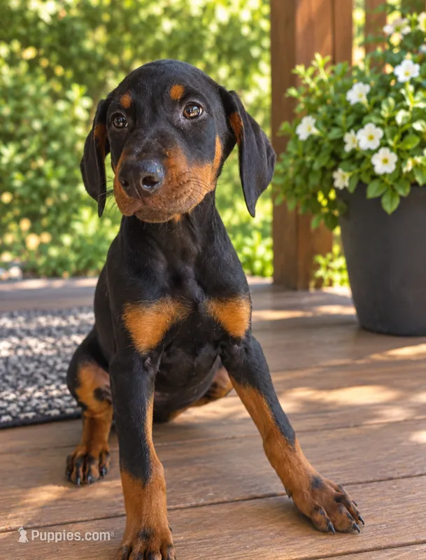 Ollie *last puppy*  – Doberman Pinscher puppy for sale in Villanow, GA
