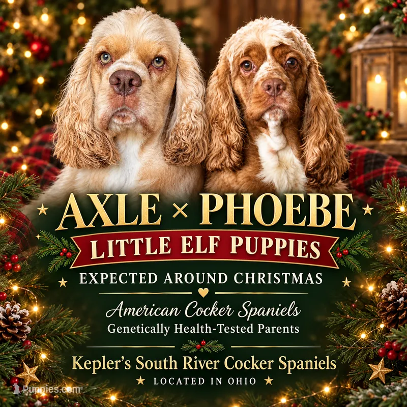 Upcoming litter – Cocker Spaniel puppy for sale in Zanesville, OH