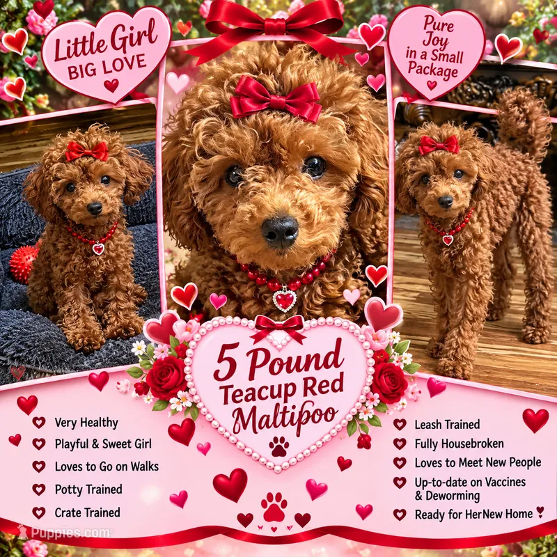 Milana – Maltipoo, Poodle - Toy  puppy for sale in Charlotte, NC