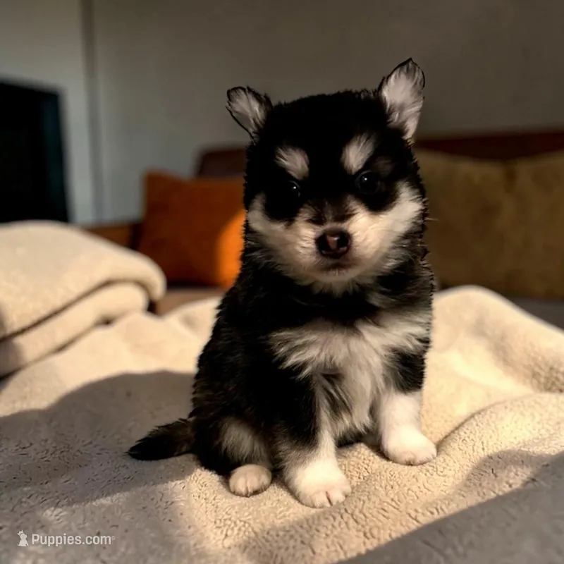 Shadow  – Pomsky puppy for sale in Hendersonville, NC