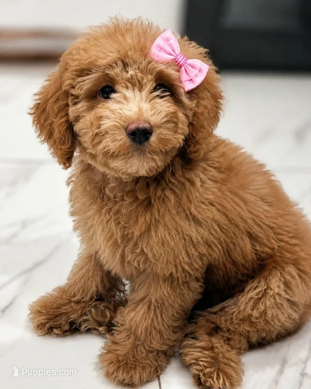 F1bb Mico Goldendoodle  – Miniature Goldendoodle puppy for sale in Minco, OK