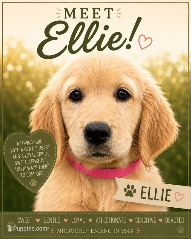 Ellie, a female Golden Retriever for sale in Brooksville, FL – 1 of 6