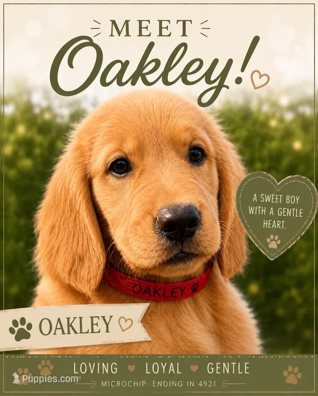 Oakley, a male Golden Retriever for sale in Brooksville, FL – 1 of 6