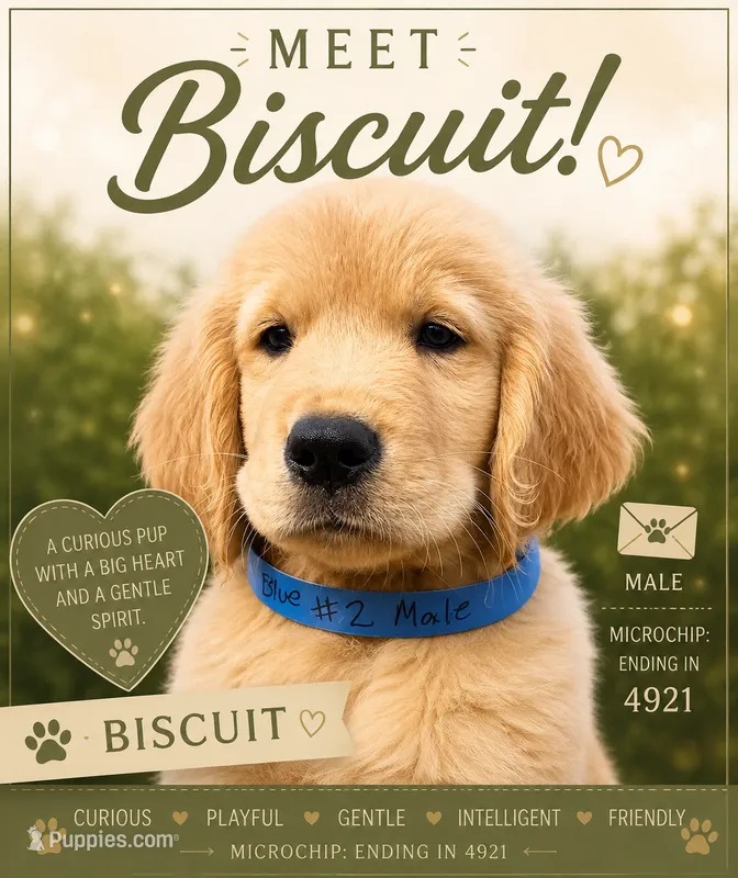 Biscuit – Golden Retriever puppy for sale in Brooksville, FL