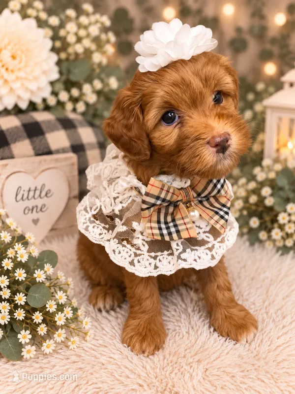 Sparkle – Miniature Goldendoodle puppy for sale in Huntsville, AL