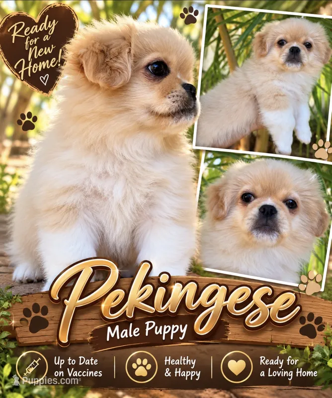 Champagne – Pekingese puppy for sale in Arcadia, FL