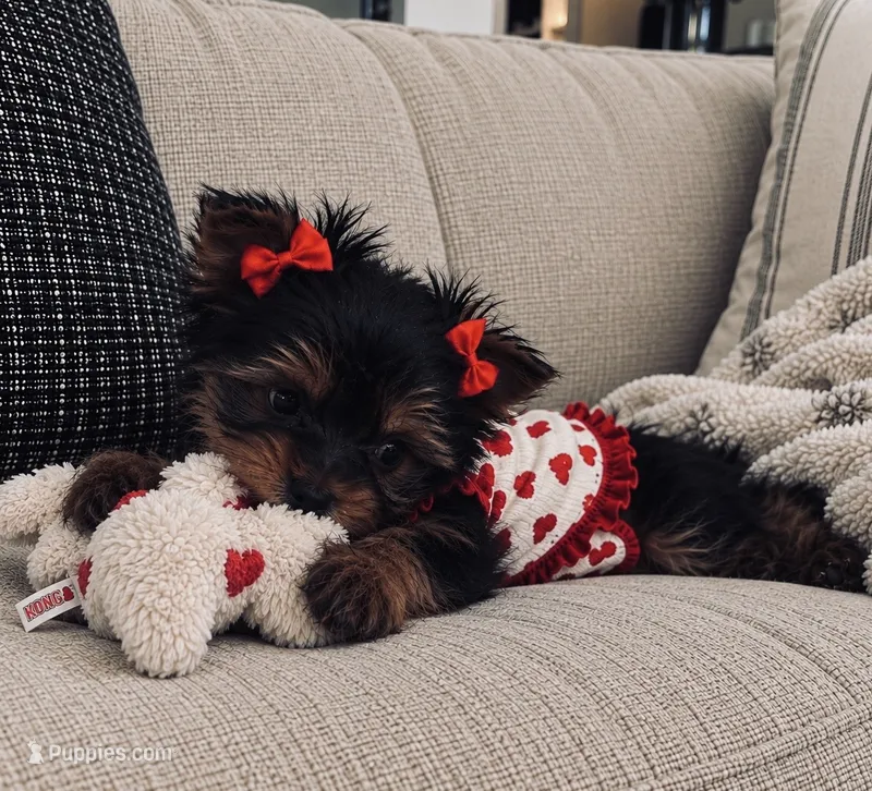 Clover — Yorkshire Terrier Girl 🍀 – Yorkshire Terrier puppy for sale in Lancaster, PA