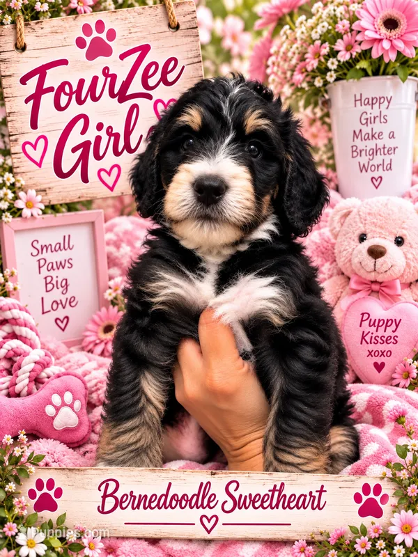 FourZee – Bernedoodle puppy for sale in Fort Worth, TX