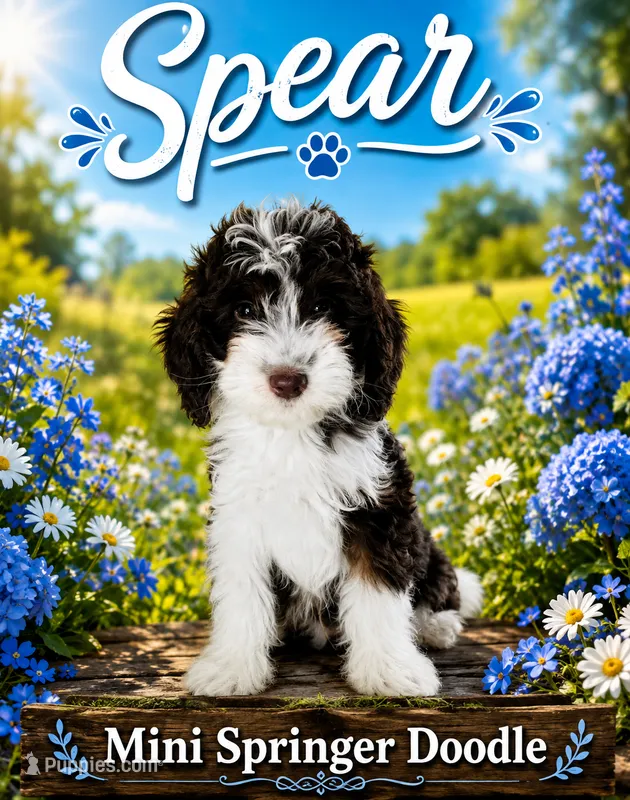 MINI Spear Boy – Springer Doodle puppy for sale in Fort Worth, TX