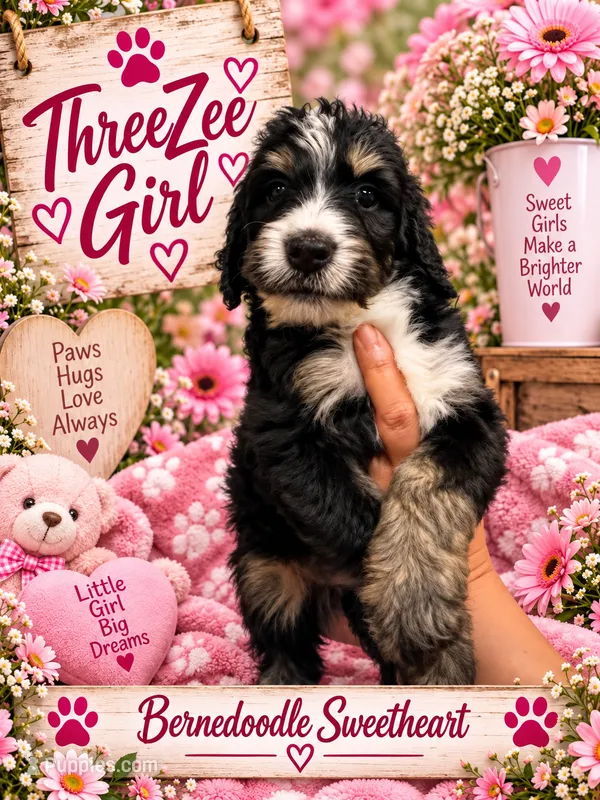 ThreeZee – Bernedoodle puppy for sale in Fort Worth, TX