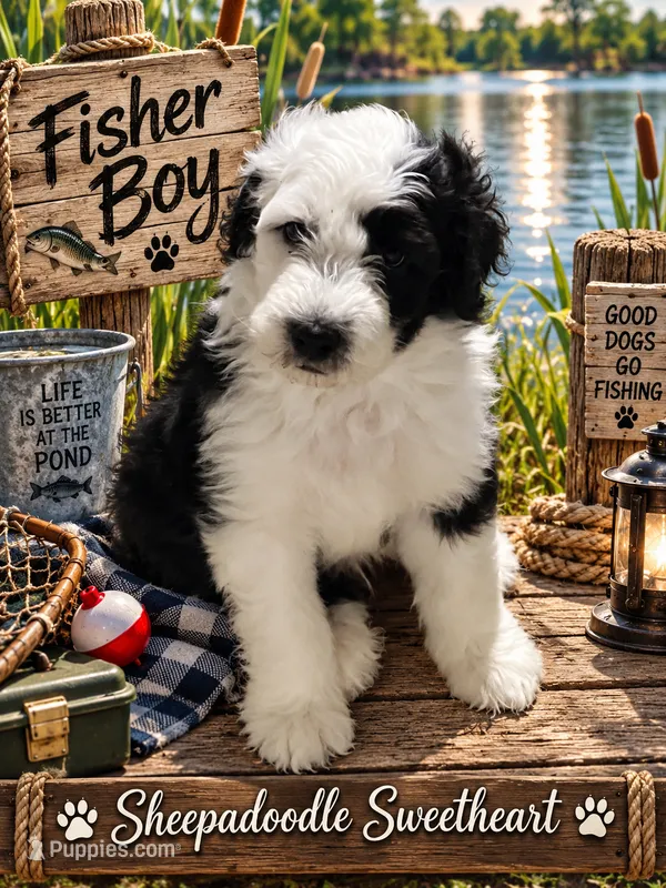 TADPOLE – Sheepadoodle puppy for sale in Fort Worth, TX