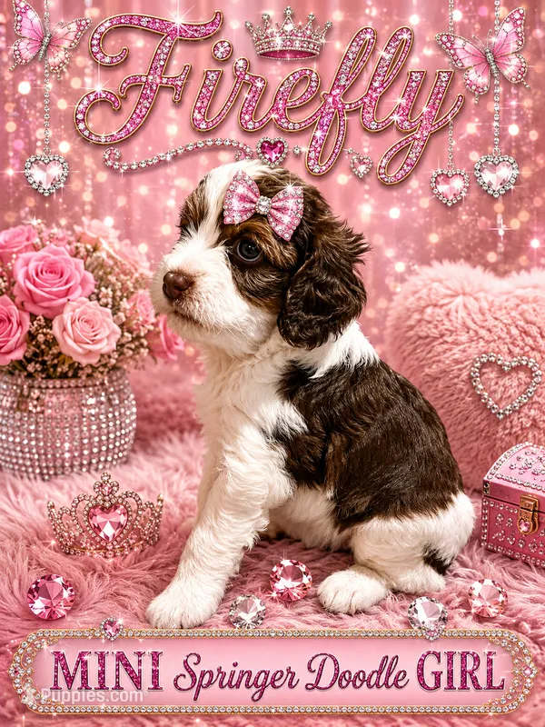 MINI FireFly Girl – Springer Doodle puppy on hold in Fort Worth, TX