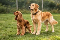 Mustachio – Golden Retriever × Cocker Spaniel Boy (Sweet & Playful), a male Cocker Spaniel and Golden Retriever for sale in Moreno Valley, CA – Photo 7 of 7