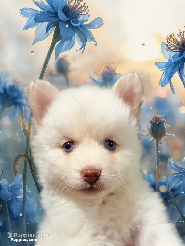 Sarafina Storm-Miniature Husky  – Pomsky puppy for sale in Denair, CA