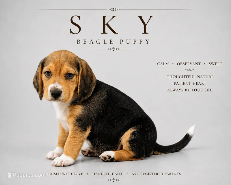 Sky – Beagle puppy for sale in Bardstown, KY
