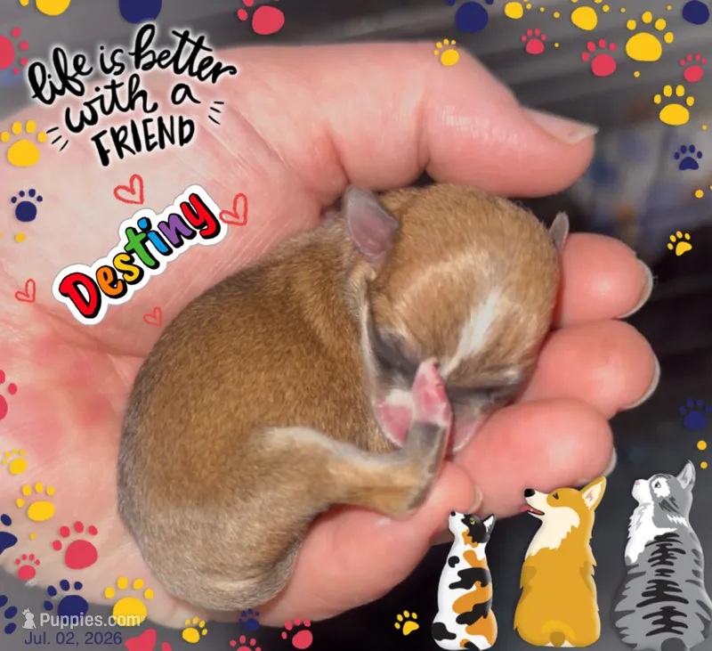 Destiny – Chihuahua puppy for sale in Williamston, NC