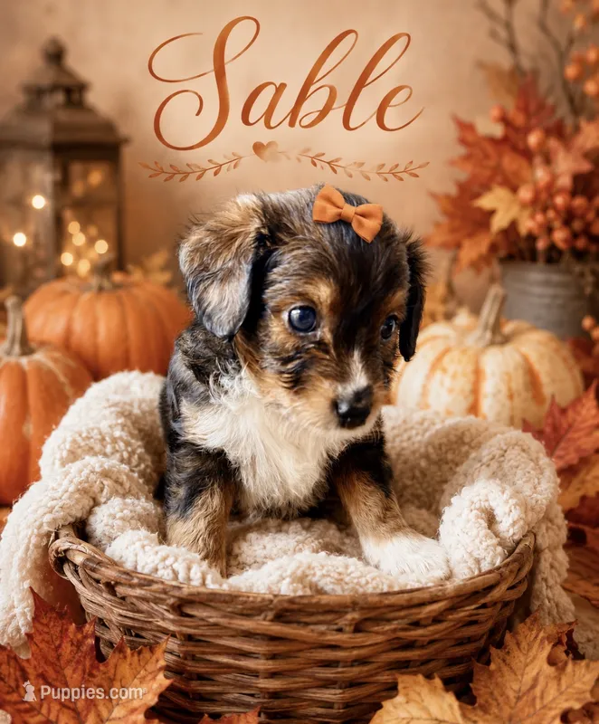 Sable. (Toy)/tiny) – Toy Australian Shepherd, Miniature Aussiedoodle puppy for sale in Spring Hill, FL