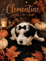 Clementine (black) , a female Miniature Bernedoodle and Miniature Goldendoodle for sale in Spring Hill, FL – 3 of 10