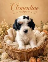 Clementine (black) , a female Miniature Bernedoodle and Miniature Goldendoodle for sale in Spring Hill, FL – 1 of 10
