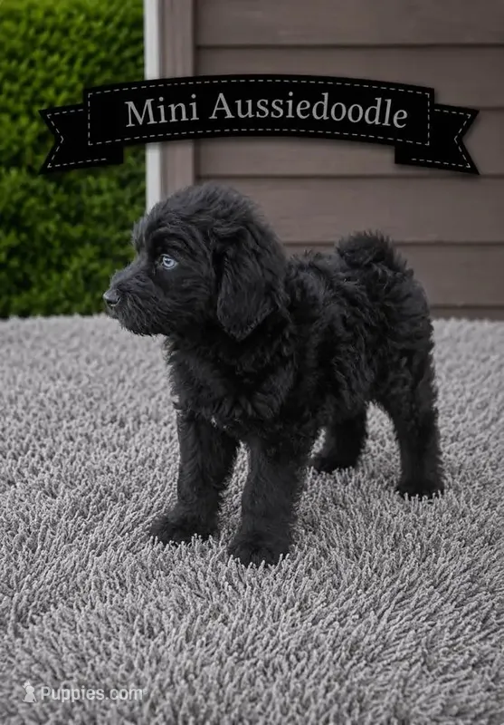 White Collar – Miniature Aussiedoodle puppy for sale in Gainesville, GA