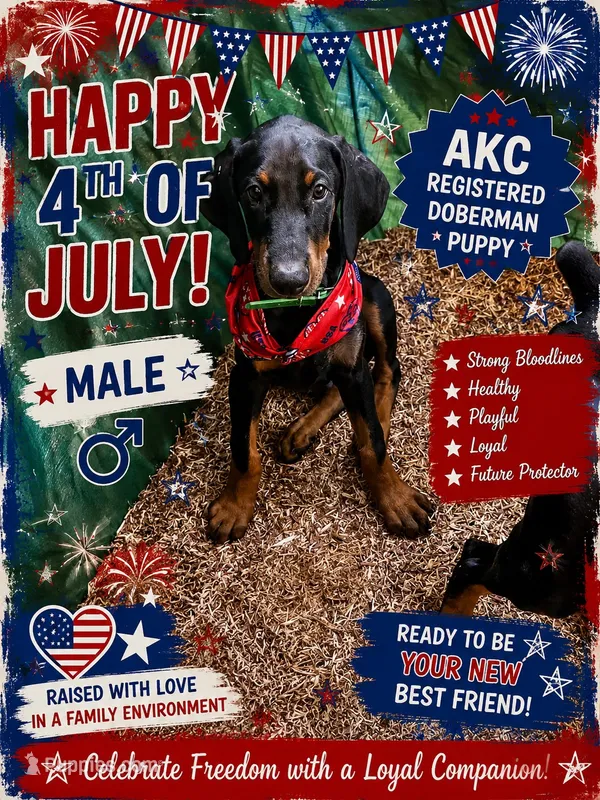 Dark green – Doberman Pinscher puppy for sale in Palestine, TX