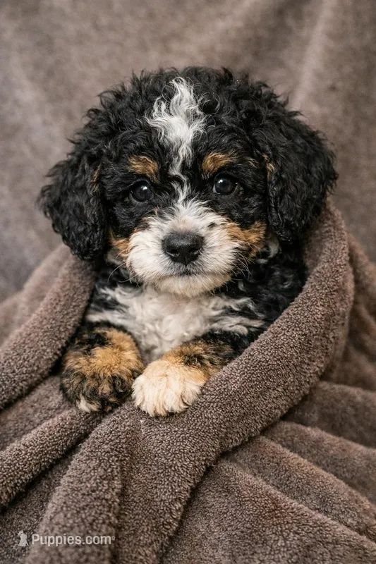 Maple, a female Bernedoodle for sale in Greenwood, IN – Photo 1 of 2