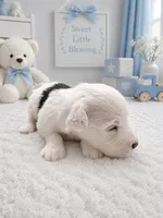 Loki, a male Sheepadoodle for sale in Higdon, AL – 2 of 9