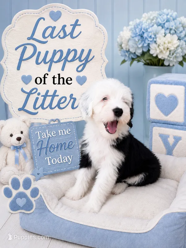 Jax💙 – Old English Sheepdog, Poodle - Miniature  puppy for sale in Higdon, AL