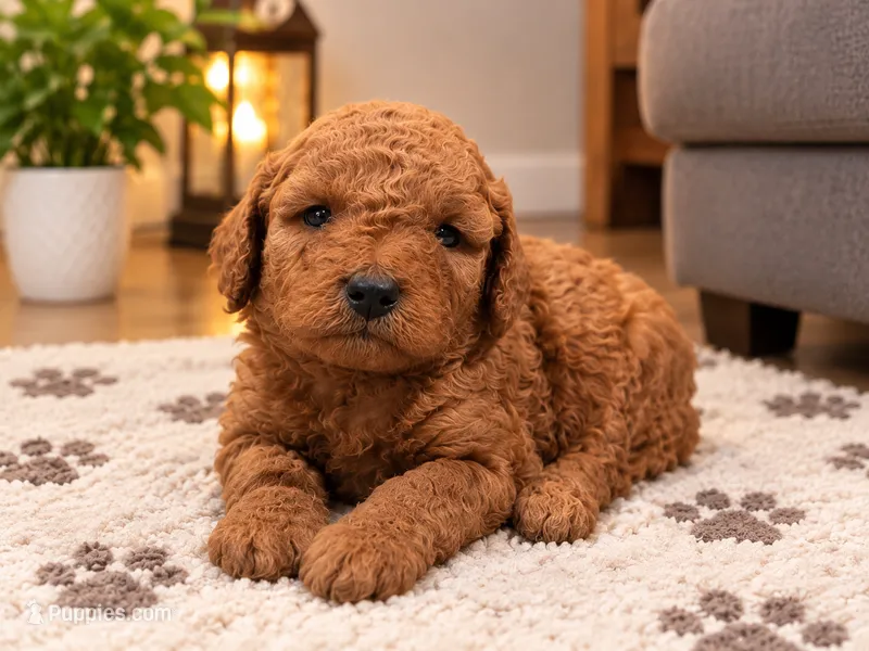 Orange Female – Miniature Goldendoodle puppy for sale in Fairfield, CA