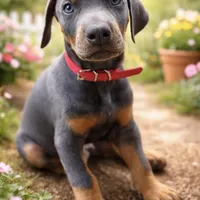 blue, a female Doberman Pinscher for sale in Orlando, FL – Photo 2 of 5