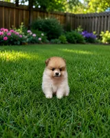 Champ two, a male Pomeranian for sale in Boling, TX – 1 of 4