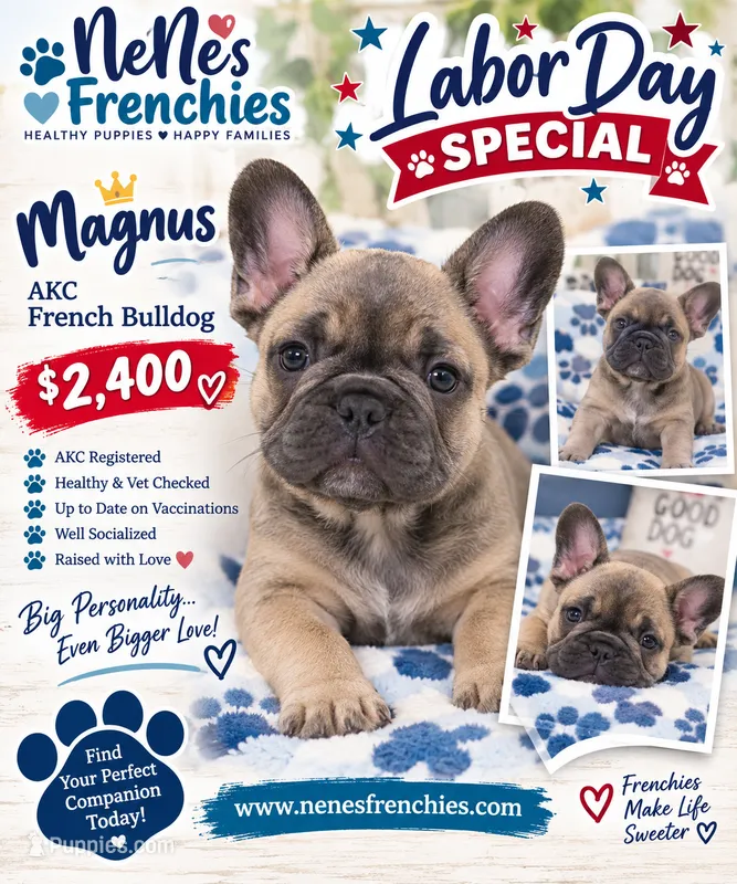 AKC Magnus – French Bulldog puppy for sale in Opp, AL