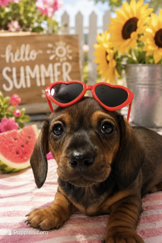 Sweet Canolli – Miniature Dachshund puppy for sale in Cassville, MO