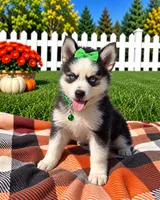Dolly, a female Pomsky for sale in Norfolk, NE – 2 of 8
