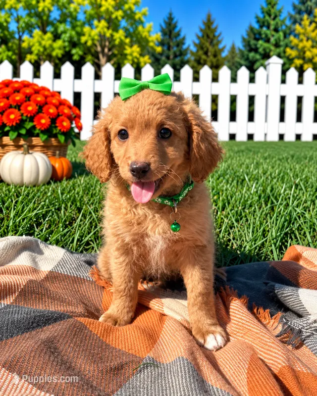Elsa – Miniature Goldendoodle puppy for sale in Norfolk, NE