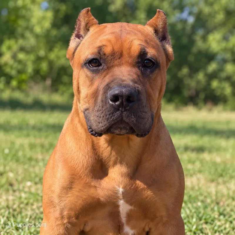 AKC & ICCF - Brea x Chief - Light Blue Collar Girl – Cane Corso puppy for sale in Gorman, TX