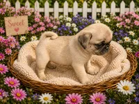 Posie, a female Pug for sale in Glasgow, KY – 2 of 4