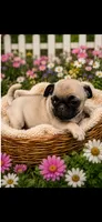 Nubby, a male Pug for sale in Glasgow, KY – 1 of 4