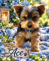 Ace, a male Yorkshire Terrier for sale in Greenville, SC – 3 of 7