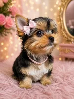 Aurora , a female Yorkshire Terrier for sale in Greenville, SC – 2 of 7