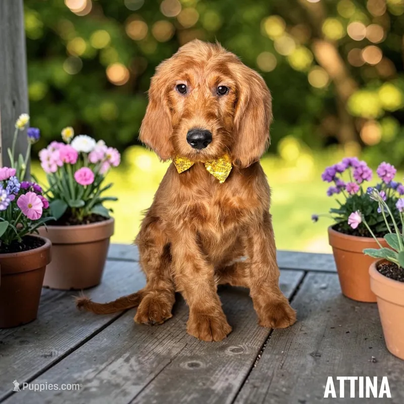 Attina - F1 Standard – Goldendoodle puppy for sale in Jacksonville, FL
